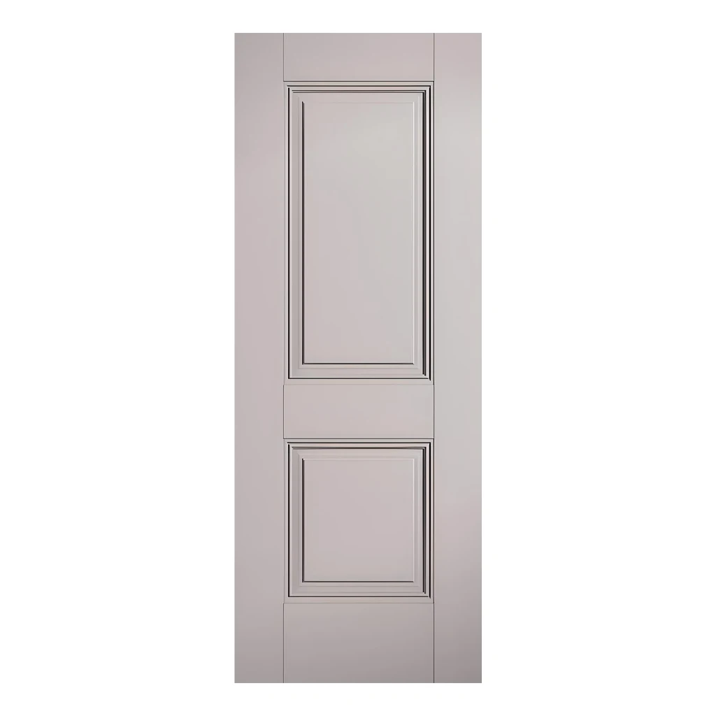 LPD Arnhem 2 Panel Grey Fire Door FD30