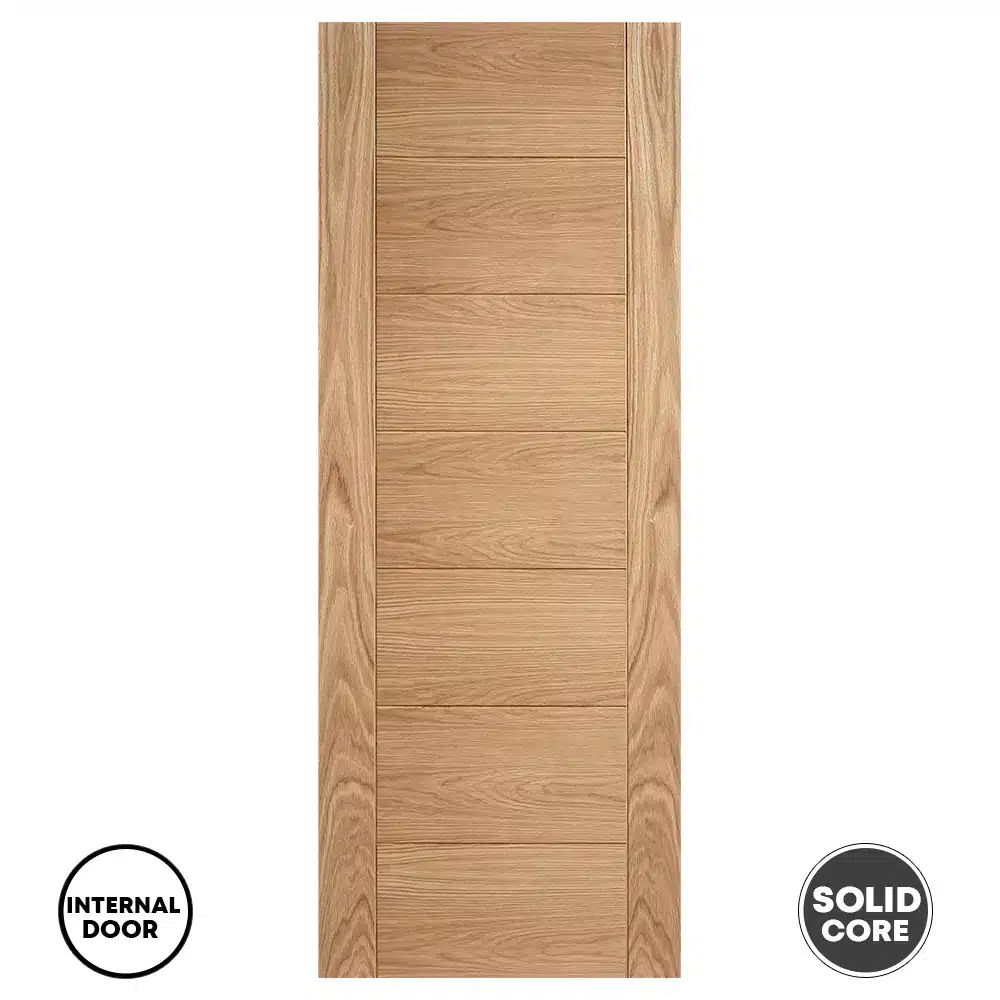 LPD Carini Solid Pre-finished Oak Panel Internal Door