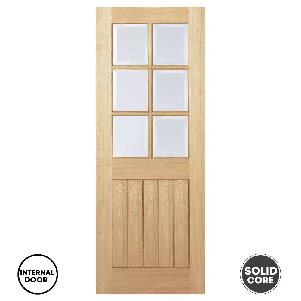 LPD Lincoln Oak Glazed Internal Door – ZDoors