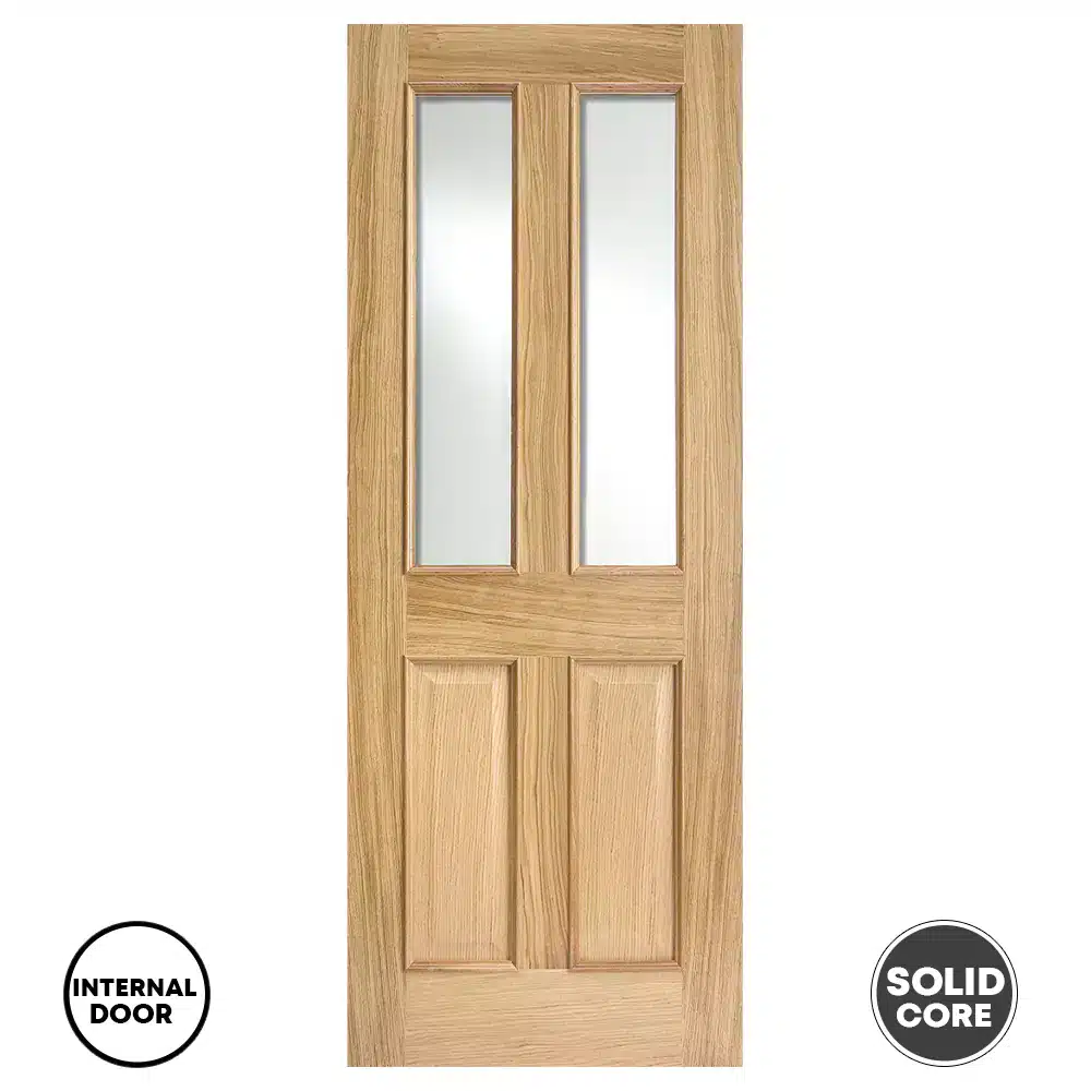 LPD 2L Richmond Door RM2S Glazed - Oak