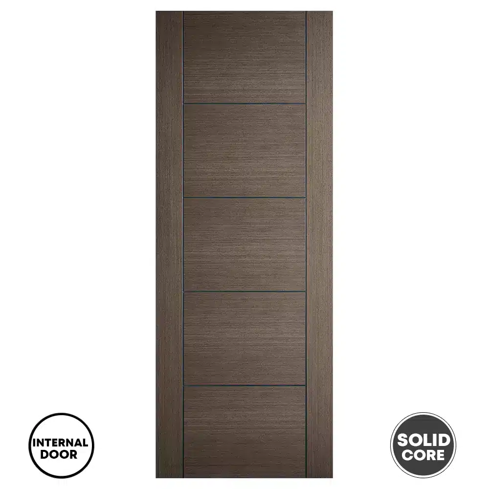 LPD Vancouver 5 Panel Door - Chocolate Grey