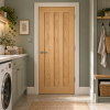LPD Idaho Oak 3 Panel Veneer Pre-Finished Internal Door