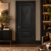 LPD Knightsbridge 2P Black Panel Primed Plus Internal Door