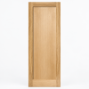 LPD Pattern 10 Oak Recessed One Panel Contrasting Wood Grain Design White Oak Veneer Unfinished Internal Door