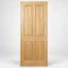 LPD Regency 4P Oak Panel Veneer Pre-Finished Internal Door