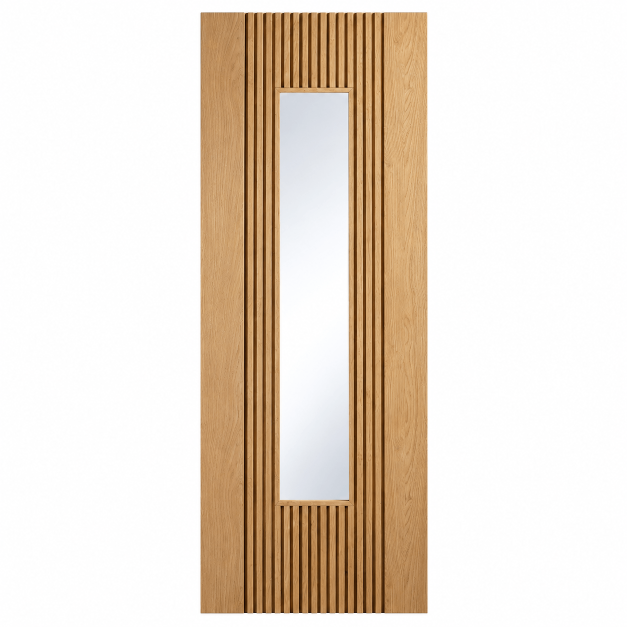 LPD Sydney Oak 1L Clear Glazed Veneer Pre-Finished Internal Door