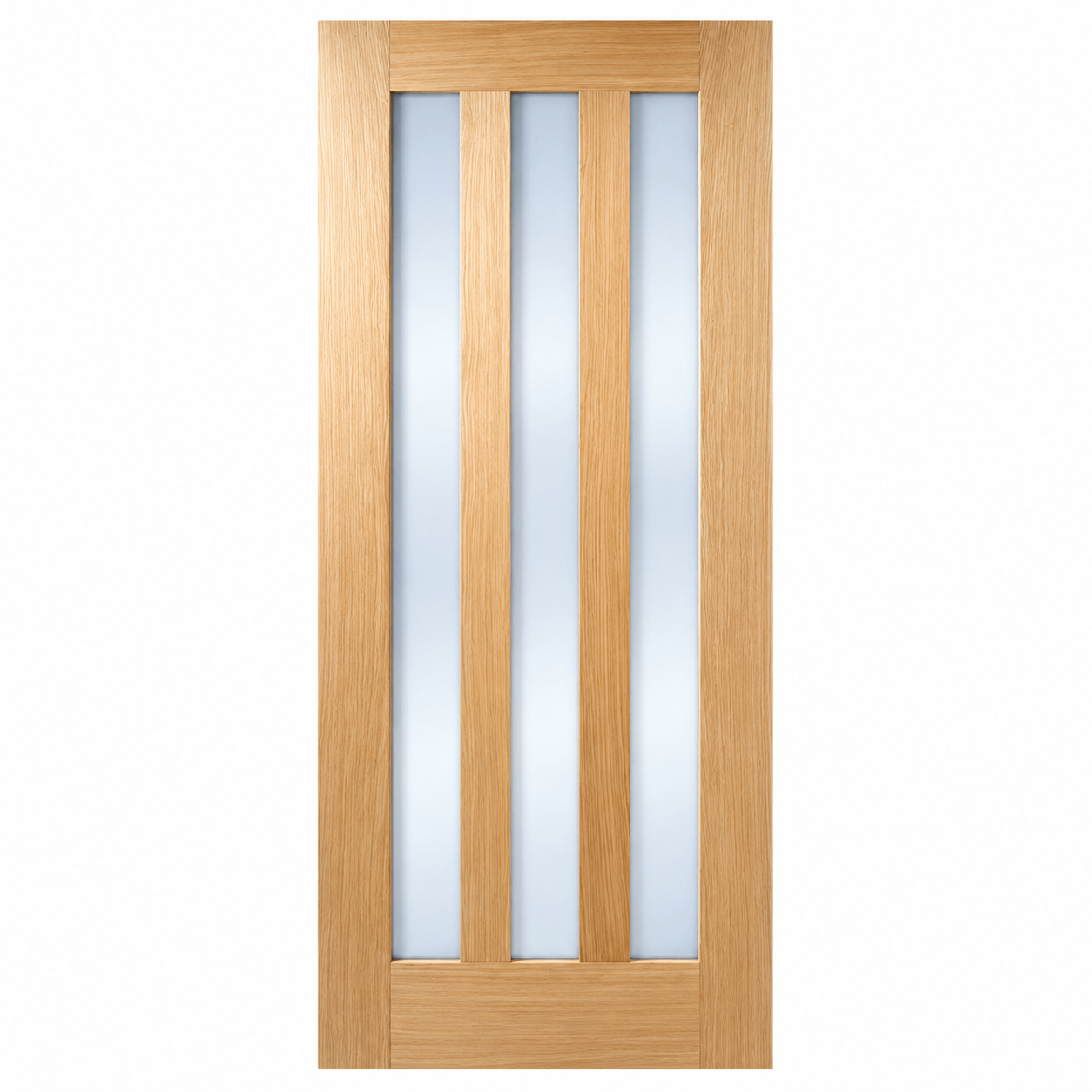 LPD Utah 3L Oak Clear Glazed Veneer Unfinished Internal Door