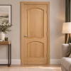 LPD Louis RM2S Oak 2 Shaped Raised Panels with Raised Mouldings White Oak Veneer Unfinished Internal Door lifestyle
