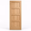 LPD Shaker 4P Oak Contemporary Panel Design White Oak Veneer Pre-Finished Internal Door
