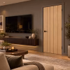 LPD Wexford Oak Traditional Classic Design White Oak Veneer Unfinished Internal Door lifestyle