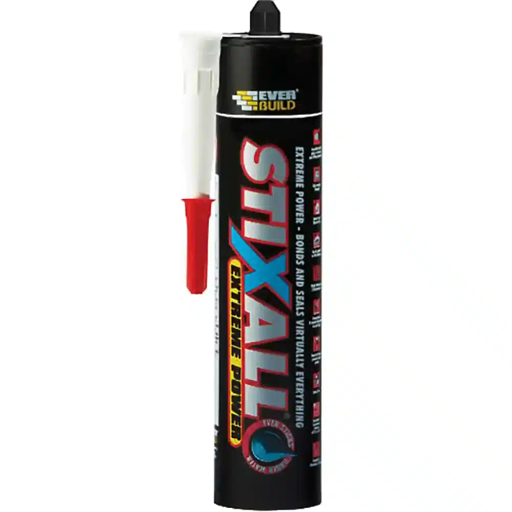 290ml -Clear Everbuild Stixall Extreme Power Multi-Purpose Building Sealant & Grab Adhesive