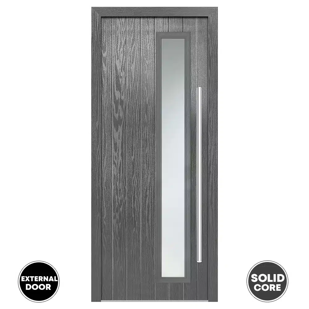 LPD Grey Shardlow External Glazed Door Set