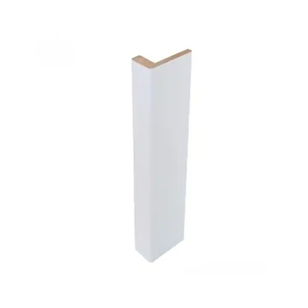 Magnum Opus Wood Panel Collection Panel W1000 Premium White With Wood Grain Finishend 90 Degree Angle L Corner Connection ,st125