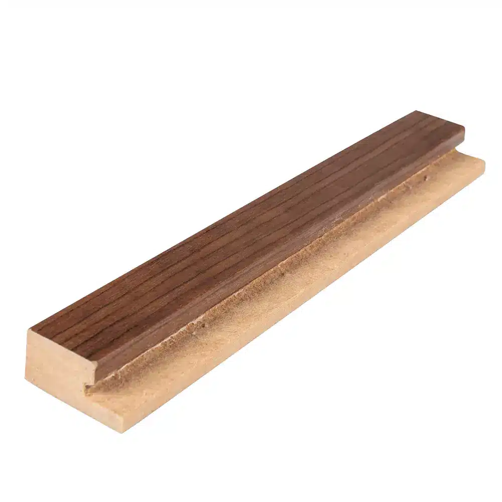 Serene H3734 Contemporary Walnut End Cap Trim Female St125