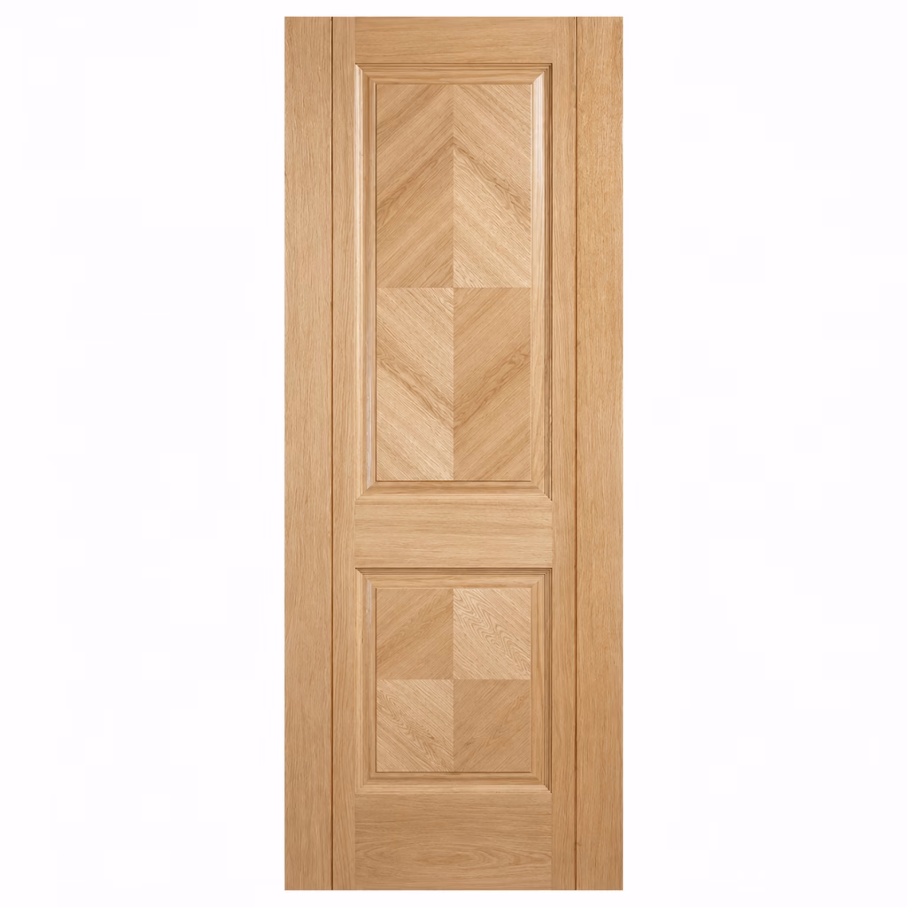 LPD Madrid Oak 2 Diamond Panel Pre-Finished Internal Door