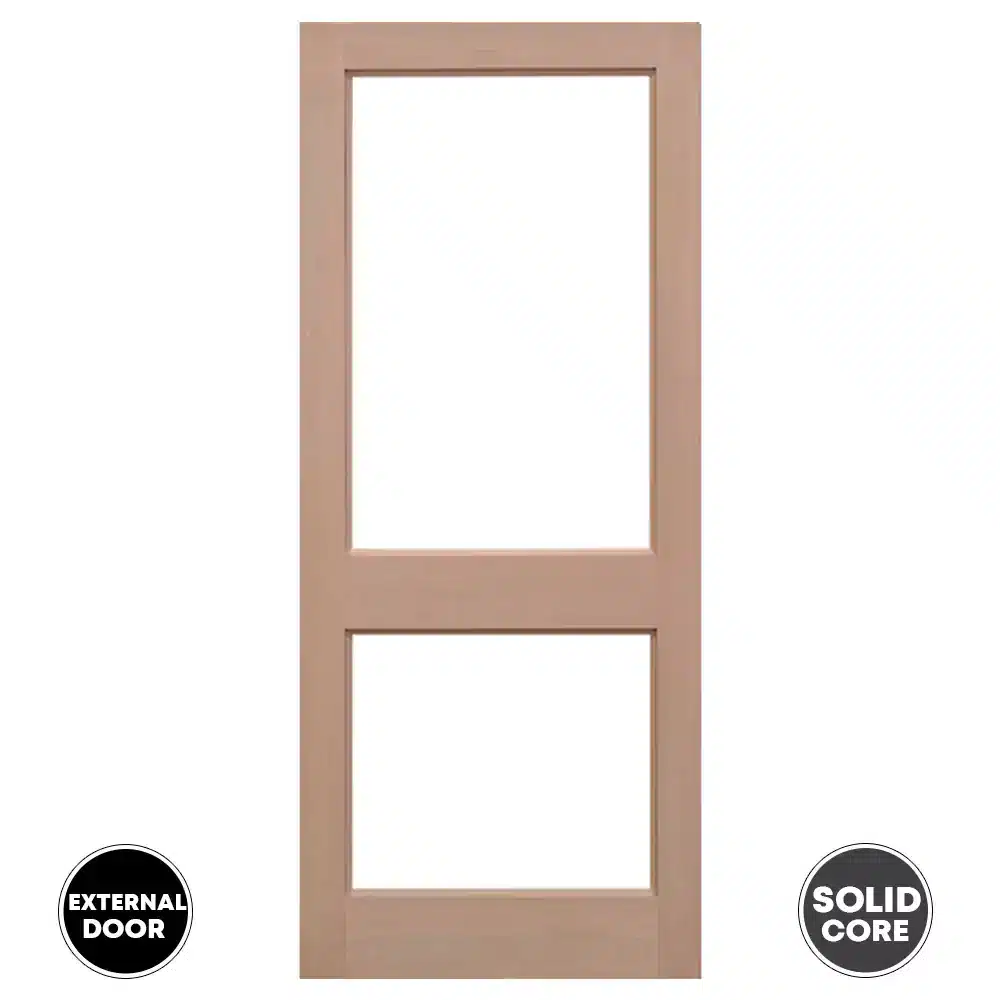LPD 2XGG External Door Unglazed - Hemlock