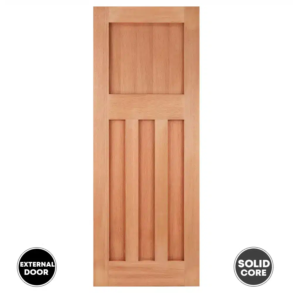 LPD Unglazed External Door DX30 Style M&T - Hardwood