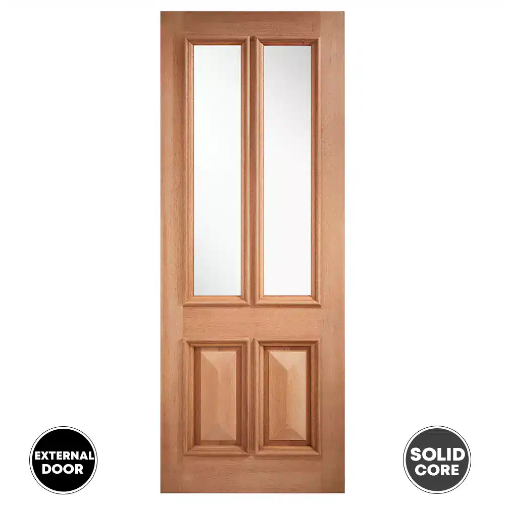 LPD Hardwood External Door Unglazed Islington