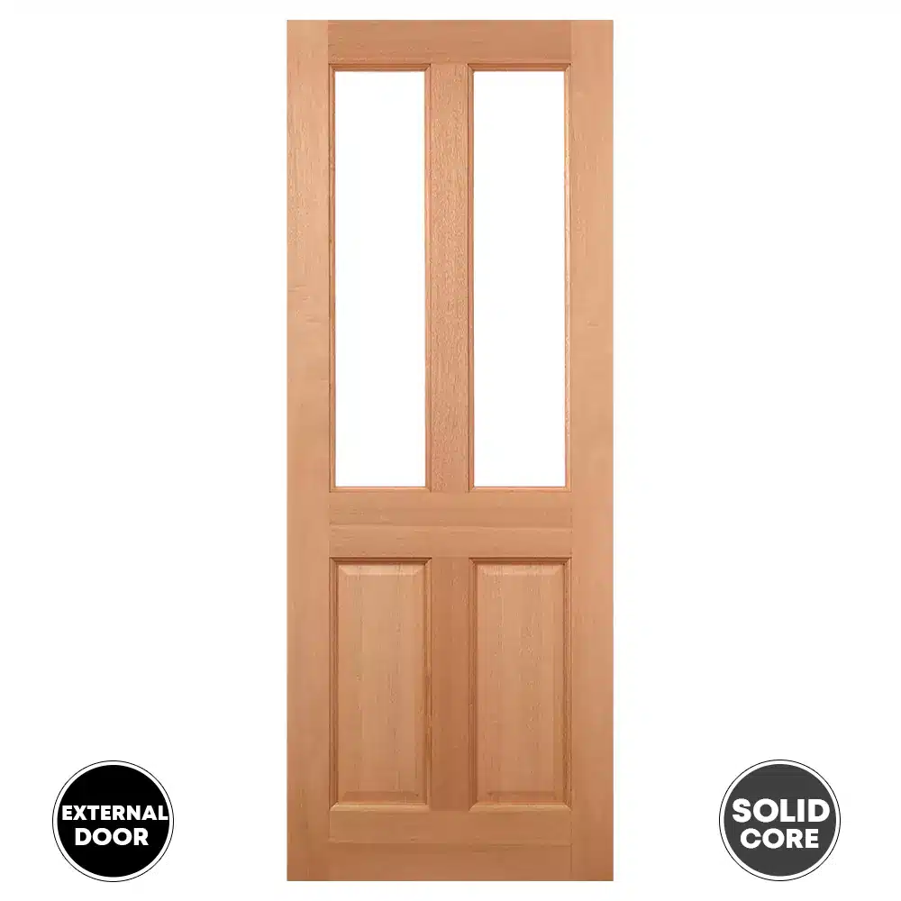 LPD External Door Hardwood Unglazed Malton 2L Dowelled