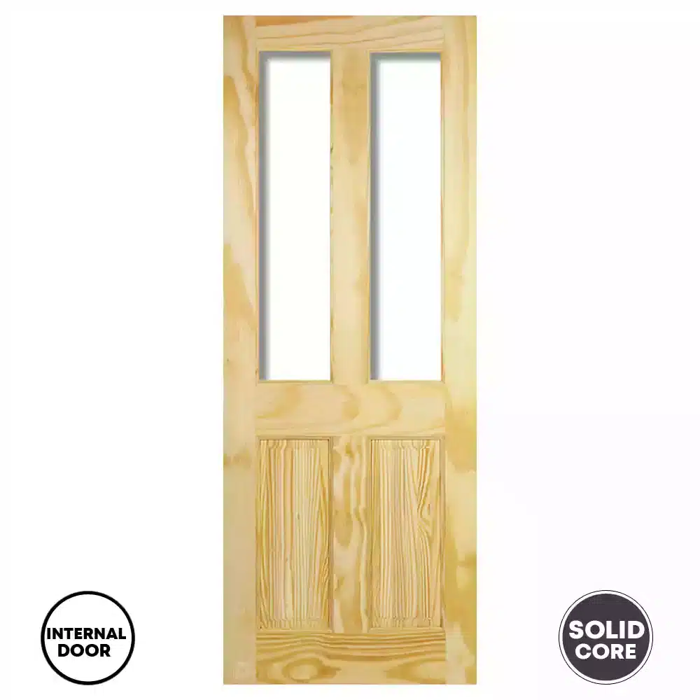 LPD Richmond 2L Unglazed Internal Wood Door - Pine