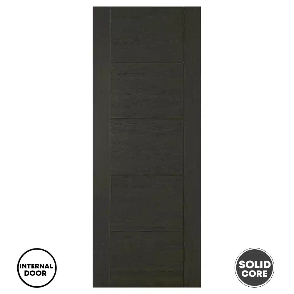 LPD Oak Smoked Vancouver 5 Panel Door Prefinished