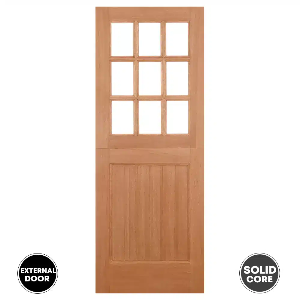 LPD Door Stable Straight Top Unglazed 9L M&T Hardwood