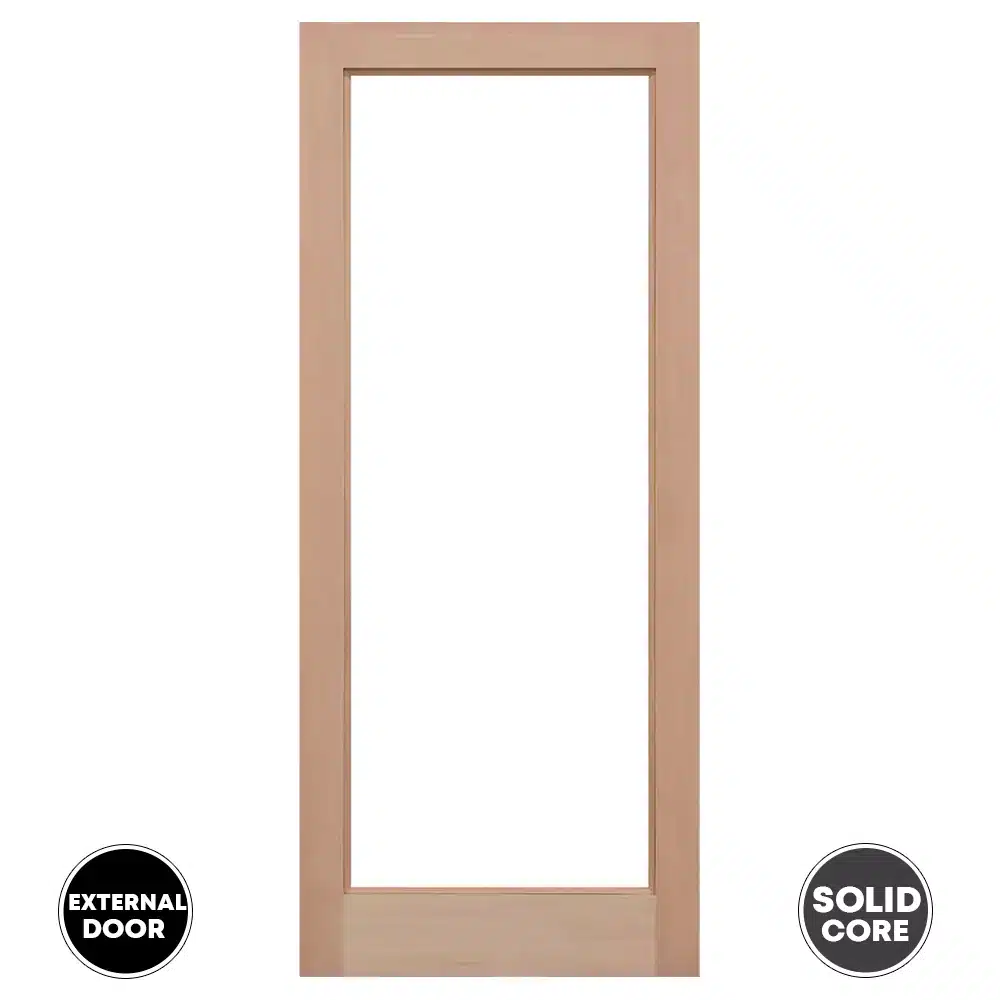 LPD External Door Pattern 10 Unglazed 44mm - Hemlock