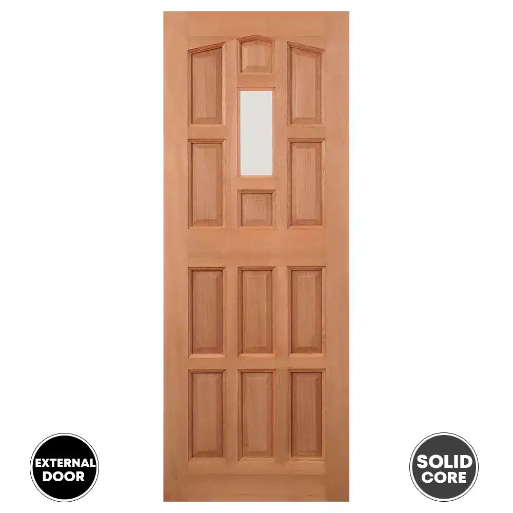 LPD External Hardwood Door M&T Unglazed York 1L