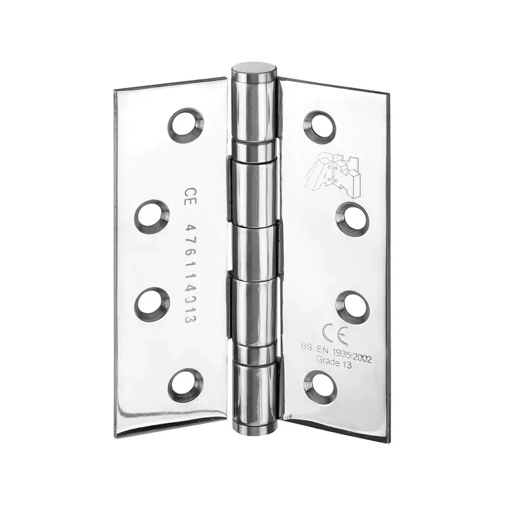 LPD Polished Stainless Steel 4 Inch Hinge (76 x 101mm)