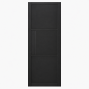 LPD Tribeca 3P Black Asymmetrical 3 Panel Design Smooth Pre-Finished Internal Door
