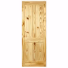 LPD 4P Knotty Pine Wood Grain Raised Rectangular Panels Unfinished Internal Door