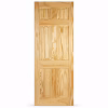 LPD 6P Clear Pine Balanced Panel Design Unfinished Internal Door