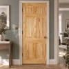 LPD 6P Clear Pine Balanced Panel Design Unfinished Internal Door lifestyle