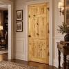 LPD 6P Knotty Pine Raised Shaped Panels Unfinished Internal Door lifestyle