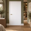 LPD Flush White Smooth White Primed Internal Door lifestyle