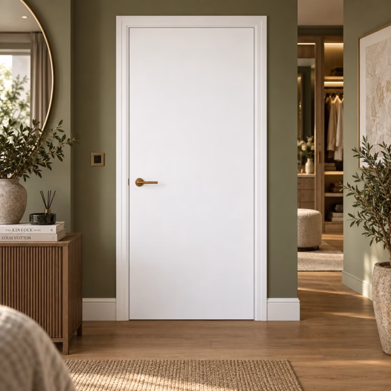 LPD Flush White Smooth White Primed Internal Door