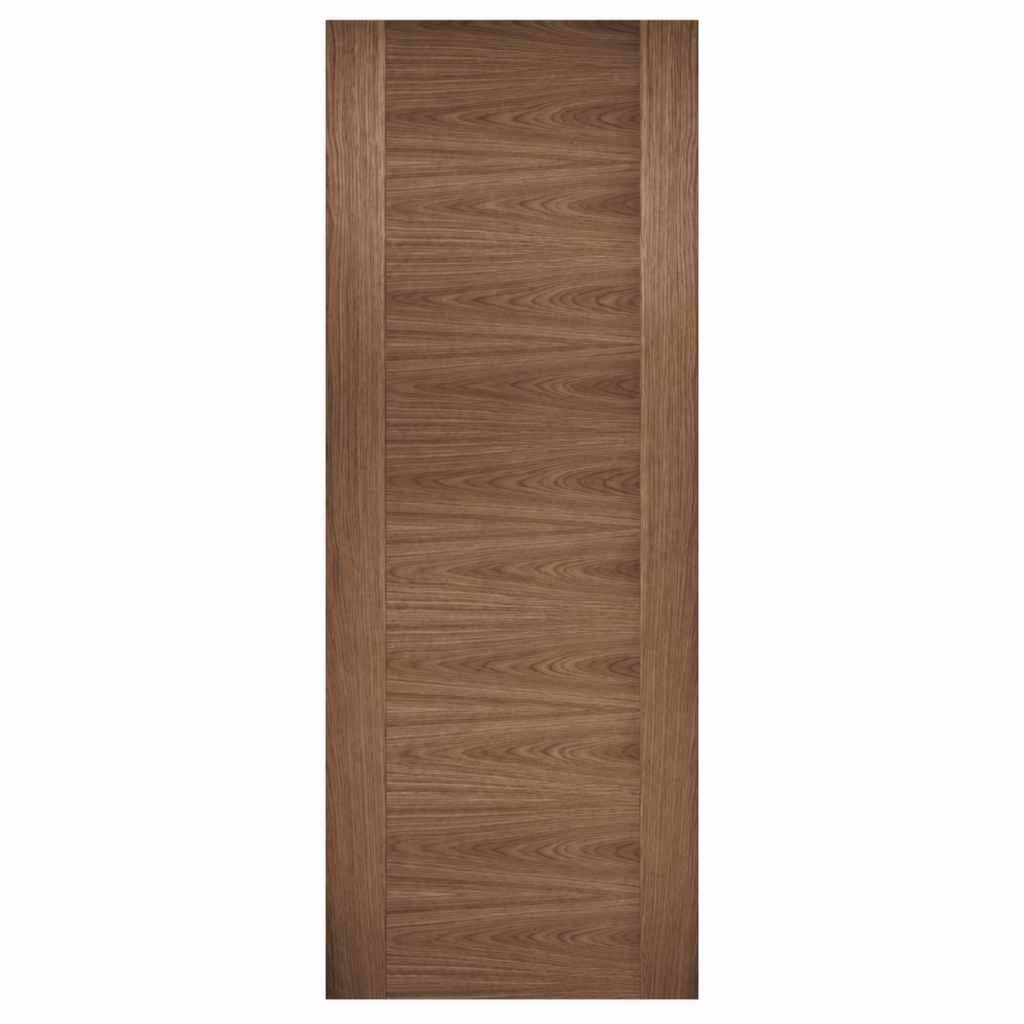 LPD Sofia 1L Walnut Clear Glazed Veneer Pre-Finished Internal Door