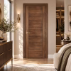 LPD Vancouver Walnut 5 Panel Pre-Finished Laminate Internal Door