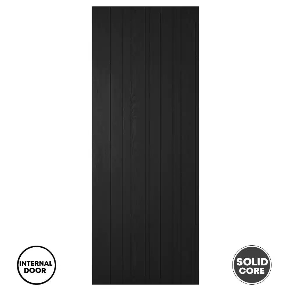 LPD Pre-finished Internal Door Montreal Dark Charcoal