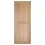 LPD Button Bead Framed & Ledged Internal Door Unfinished Oak New-2
