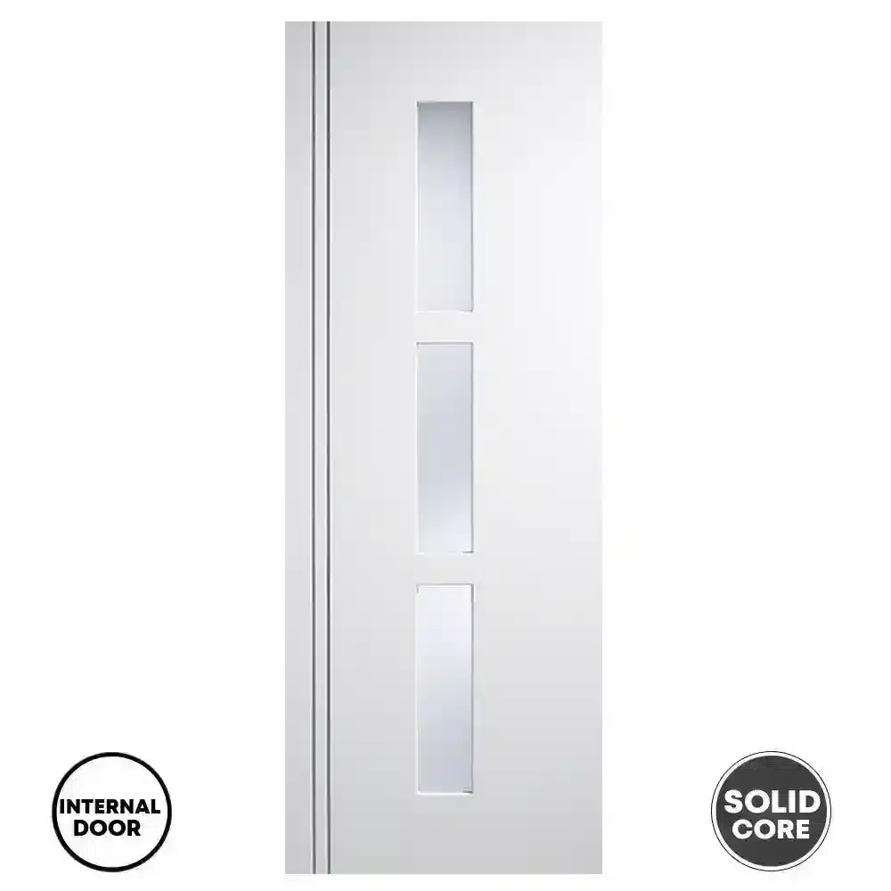 LPD Door White Internal Glazed Pre-Finished Sierra Blanco 3L