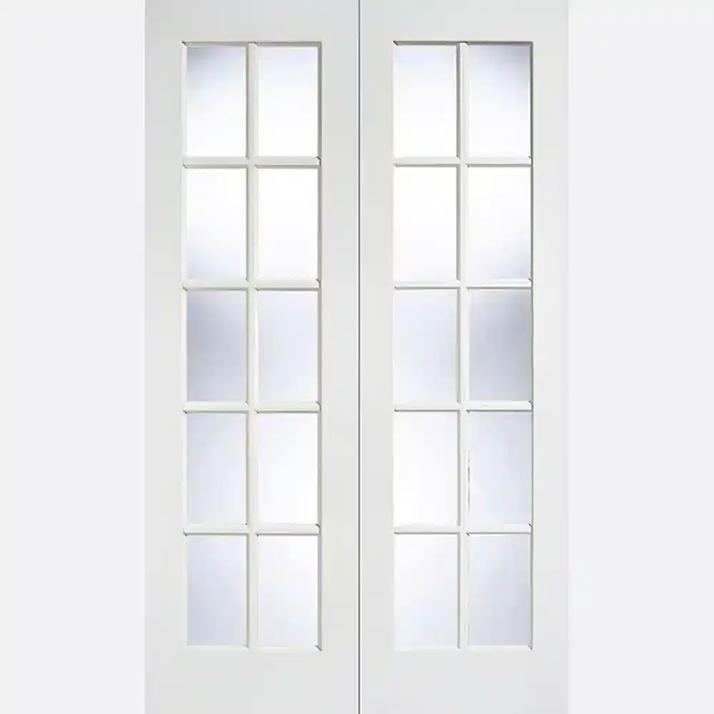 LPD GTPSA Pair Primed Internal Door Glazed White