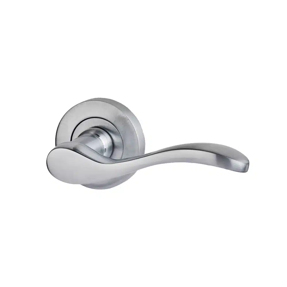 LPD Ariel Satin Chrome Door Handle Hardware Pack