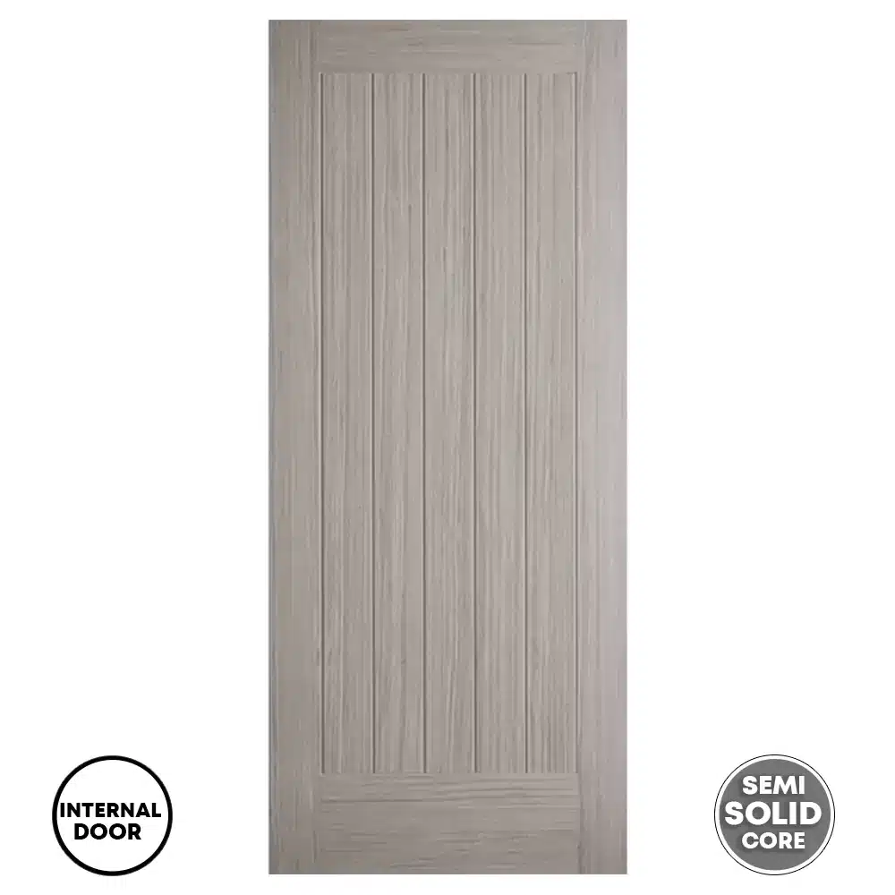 LPD Internal Door Pre-Finished Light Grey Somerset
