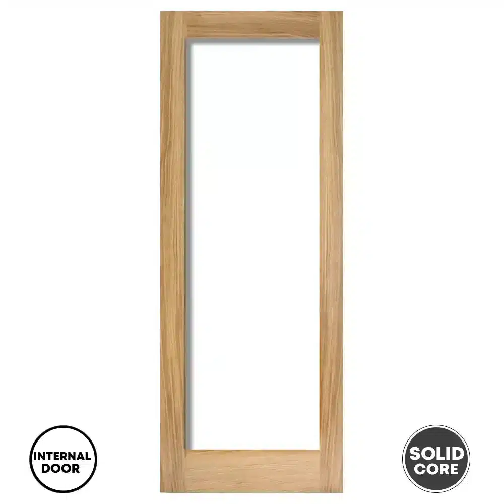 LPD Unfinished Oak Internal Door Pattern 10 Unglazed 1L