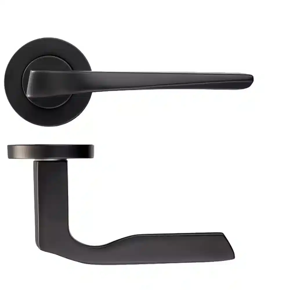 LPD Ironmongery Carina Matt Black Door Handle Pack
