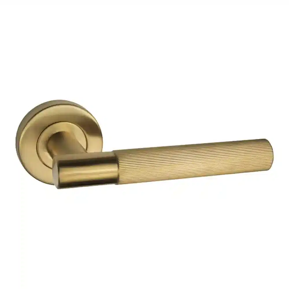 LPD Ironmongery Geneva Satin Gold Door Handle Kit