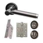 LPD Ironmongery Privacy Door Handles Hardware Pack Polaris