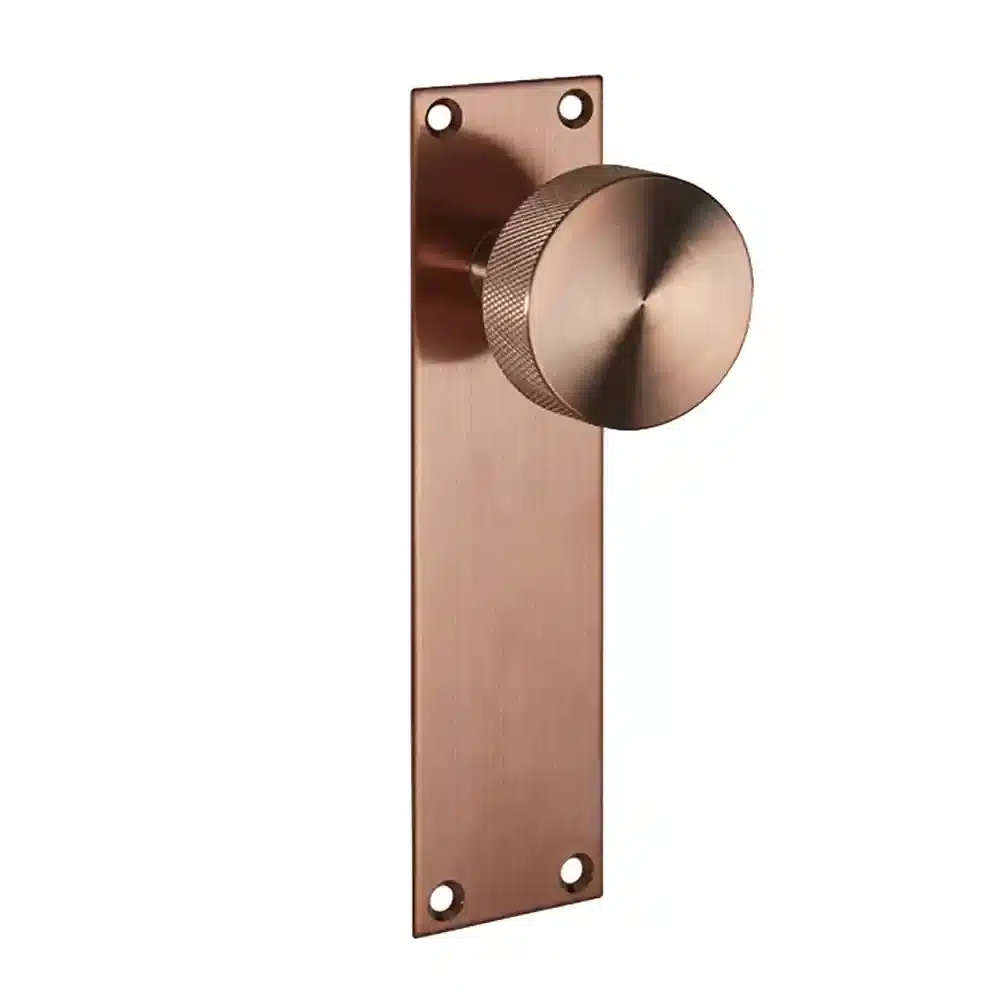 LPD Ironmongery Zermatt Satin Copper Handle Hardware Pack