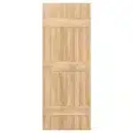 The LPD Ledged Unfinished Internal Door Oak is solid core